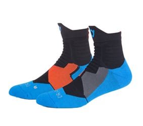 Sinoknit custom sport socks sample — grip / trampoline sock specialist in Zhuji