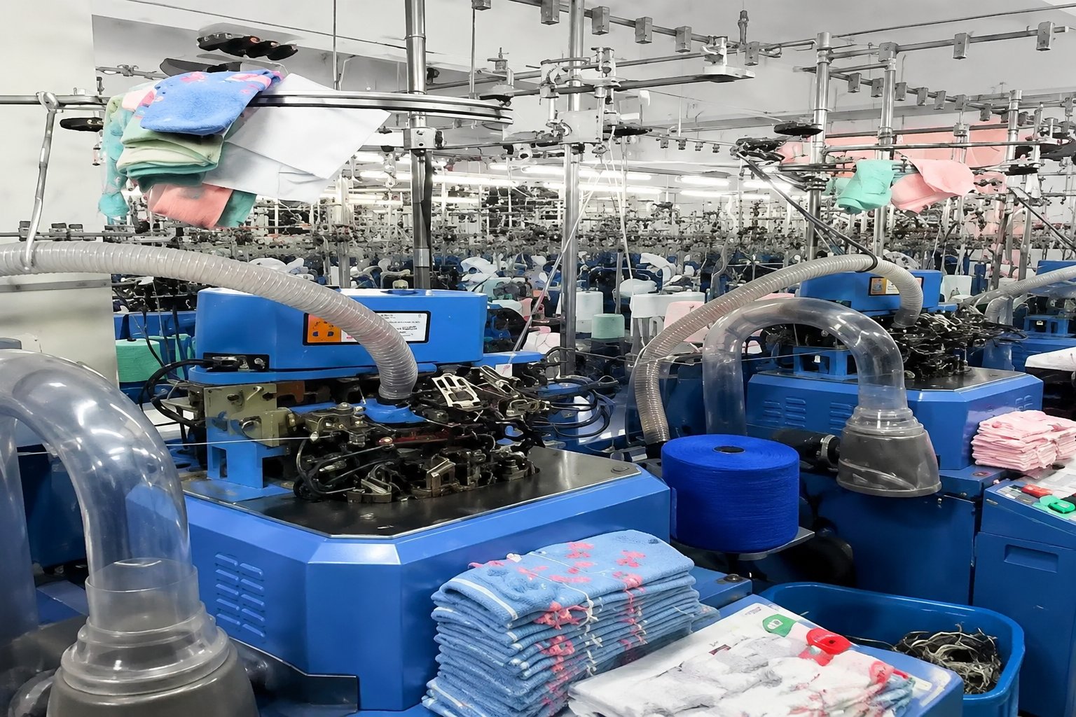 High-speed knitting machines